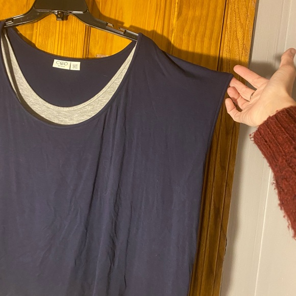 Three tier color block Maxi Dress - Picture 3 of 4